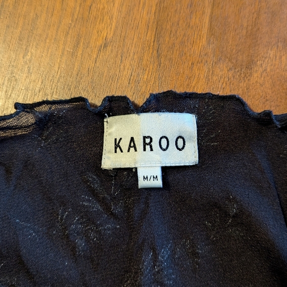 ✨ Vintage - Floral print sheer t-shirt - Picture 3 of 6